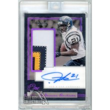 LaDainian Tomlinson 2018 Panini One Purple Patch Autograph Card #144 01/15