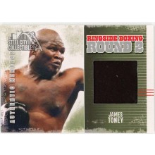 James Toney 2011 ITG Ringside Boxing Silver Trunks Card #AM-43