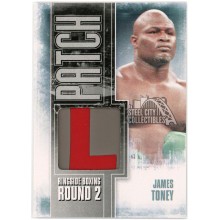 James Toney 2011 ITG Ringside Boxing Silver Fight-Worn Patch #P-05