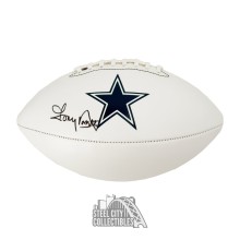 Tony Dorsett Autographed Dallas Cowboys White Panel Football - BAS