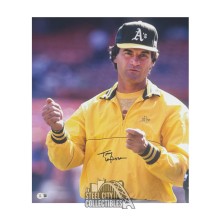 Tony LaRussa Autographed Oakland Athletics 16x20 Baseball Photo - BAS