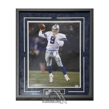 Tony Romo Autographed Dallas Cowboys Framed 16x20 Photo - AA