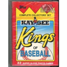 1990 Topps Kaybee Kings Of Baseball 33 Card Complete Set