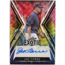 Joe Torre 2023 Leaf Exotic Parrot Autograph Card #BA-JT2 1/1