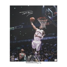 Tracy McGrady Autographed Toronto 16x20 Basketball Photo - BAS (White Jersey)