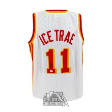 Trae Young Autographed Atlanta Ice Trae Custom White Basketball Jersey - JSA