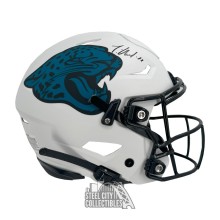 Travis Hunter Autographed Jacksonville Jaguars Lunar Eclipse Flex Authentic Full Size Football Helmet - BAS