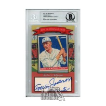 Travis Jackson Autographed 2017 HA Originals 1930s Series 1 Goudey 1/11 - BAS