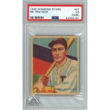 Pie Traynor 1935 Diamond Stars Baseball Card #27 PSA 3 VG (MK)