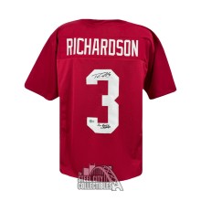 Trent Richardson 2x Natl Champs Autographed Alabama Custom Maroon Football Jersey - BAS