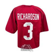 Trent Richardson Roll Tide Autographed Alabama Custom Maroon Football Jersey - BAS
