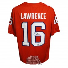 Trevor Lawrence Autographed Clemson Tigers Orange Nike Football Jersey - Fanatics