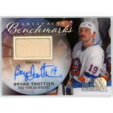 Bryan Trottier 2025-26 Upper Deck Artifacts Benchmarks Relic Auto Card 07/10