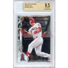 Mike Trout 2020 Topps Chrome Ben Baller Card #1 BGS 9.5