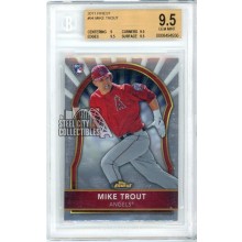 Mike Trout 2011 Topps Finest Baseball Rookie Card #94 BGS 9.5 Gem Mint