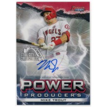 Mike Trout 2020 Bowman's Best Power Producers Autograph Card #PP-MT 66/99