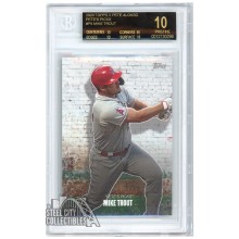 Mike Trout 2020 Topps x Pete Alonso Pete's Picks Card #P5 BGS 10 Pristine Black Label