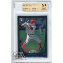 Mike Trout 2011 Bowman Chrome Draft Rookie Card #101 BGS 9.5 Gem Mint