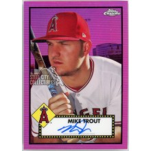 Mike Trout 2021 Topps Chrome Platinum Pink Autograph Card #PA-MTR 9/15