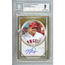 Mike Trout 2018 Topps Transcendent Autograph Card #MTAP-1 12/25 BGS 9