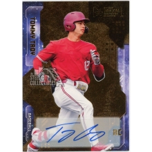 Tommy Troy 2024 Upper Deck Skybox Metal Universe Gold Autograph Card #31 22/25