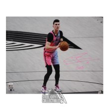 Tyler Herro Autographed Miami 16x20 Basketball Photo 305 Inscription- JSA