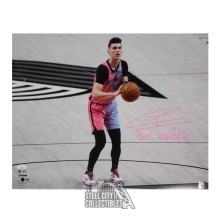 Tyler Herro Autographed Miami 16x20 Basketball Photo Boy Wonder Inscription- JSA