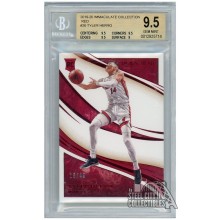 Tyler Herro 2019-20 Panini Immaculate Red Rookie Card #26 15/49 BGS 9.5 Gem Mint