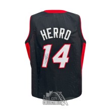 Tyler Herro Autographed Miami Custom Black Basketball Jersey - JSA