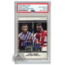 Mike Tyson 2010 Sport Kings Tale of the Tape Onyx Autograph Card #64 PSA/DNA