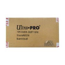 3x4 Ultra Pro Super Thick 260pt Toploaders 40-Pack Case