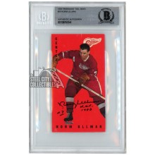 Norm Ullman 1994-95 Parkhurst Tall Boys HOF 1982 Autograph Card #58 BAS