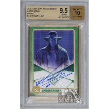 Undertaker 2020 Topps Transcendent WWE Green Autograph Card #A-UT 01/15 BGS 9.5