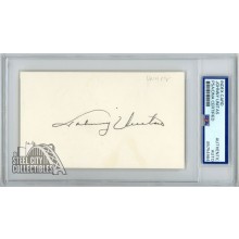 Johnny Unitas Autographed Index Card - PSA/DNA