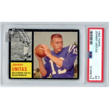 Johnny Unitas 1962 Topps Football Card #1 PSA 5 EX