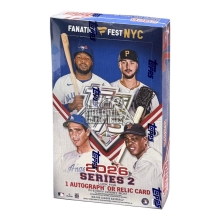 2026 Topps Series 2 Baseball Fanatics Fest NYC Edition Hobby Box (Fanatics Fest Refractors)