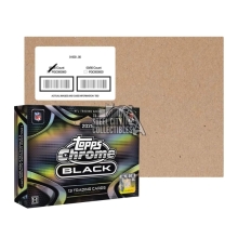 2025 Topps Chrome Black Football Hobby 12-Box Case