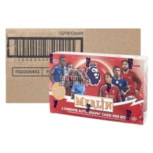 2025-26 Topps Merlin English Premier League Soccer Hobby 12-Box Case