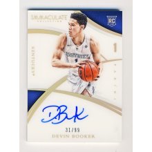 Devin Booker 2015-16 Panini Crown Royale Silhouettes Autograph Rookie Jersey  Card 84/99