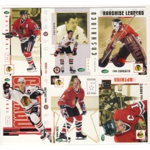 2003-04 Parkhurst Original Six Hockey Chicago Blackhawks 100-Card Set