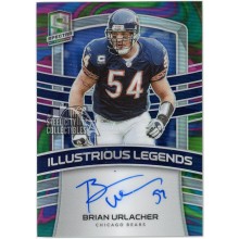Brian Urlacher 2021 Spectra Illustrious Legends Marble Auto 3/4 (Minor Smear)
