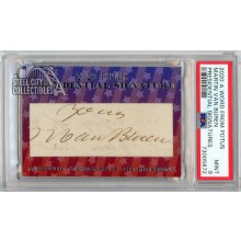 Martin Van Buren 2020 A Word From POTUS Presidential Cut Signature Card 9/10 PSA 9