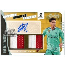 Raphael Varane 2019-20 Panini Chronicles Absolute Tools of the Trade Patch Autograph Card #TT-RV 12/30