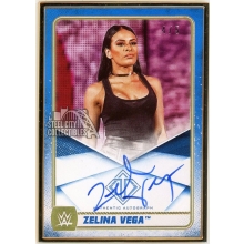 Zelina Vega 2020 Topps Transcendent WWE Autographed Card /5