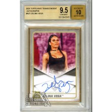 Zelina Vega 2020 Topps Transcendent WWE Autograph Card #A-ZV 22/25 BGS 9.5