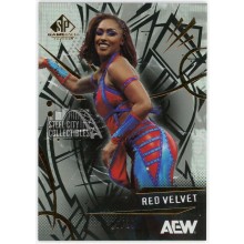 Red Velvet 2025 Upper Deck AEW SP Game Used Rainbow Card #60 8/25