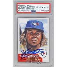 Vladimir Guerrero Jr 2019 Topps Living Autographed Rookie Card #179 - PSA/DNA 10