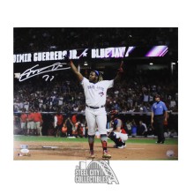 Vladimir Guerrero Jr Autographed Toronto 16x20 Baseball Photo - JSA (Arms Raised)
