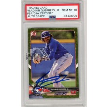 Vladimir Guerrero Jr 2018 Bowman Camo Autographed Card #BP150- PSA/DNA 10