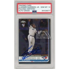 Vladimir Guerrero Jr 2019 Topps Chrome Update Autographed Rookie Card #58 - PSA/DNA 10